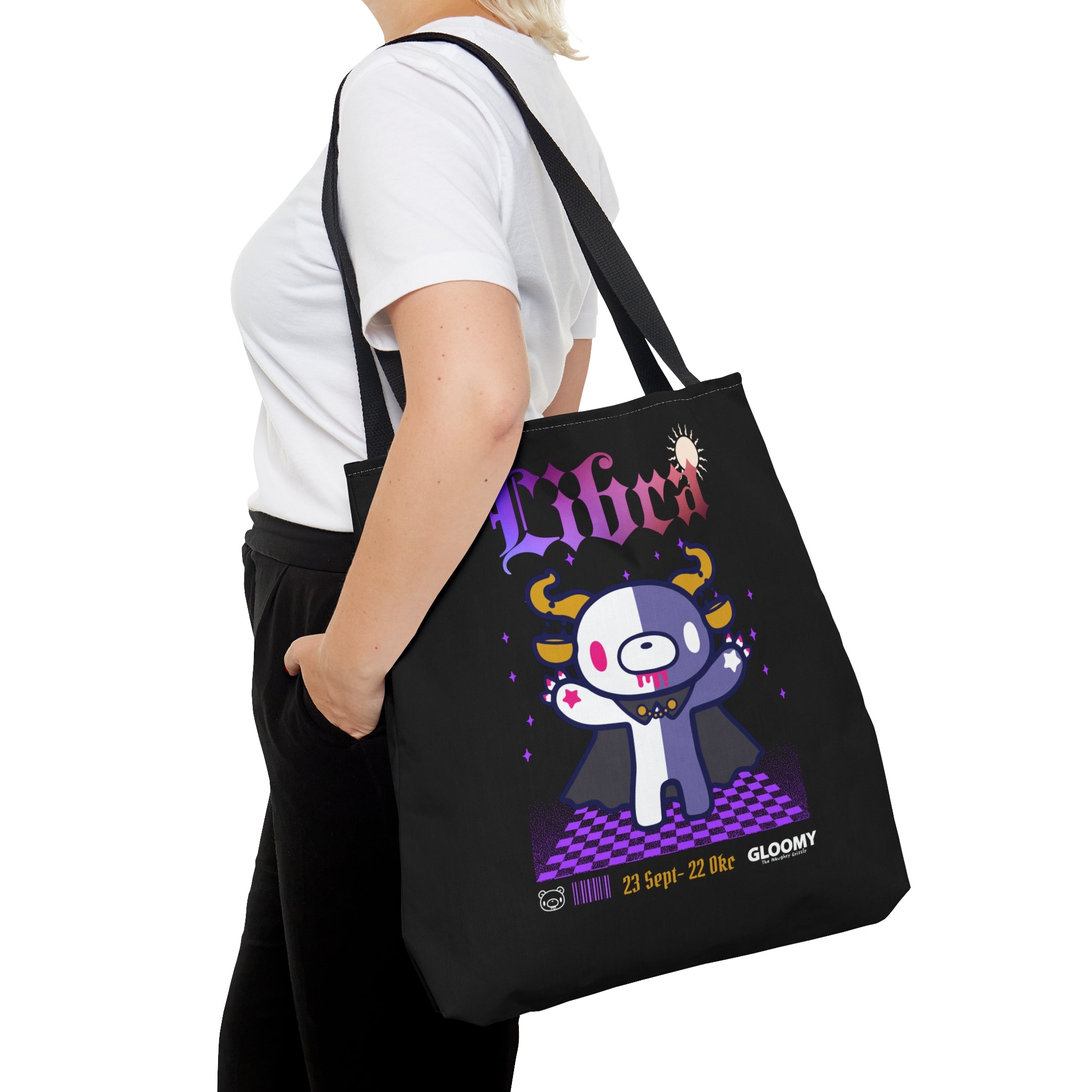 Gloomy Zodiac Libra Tote Bag